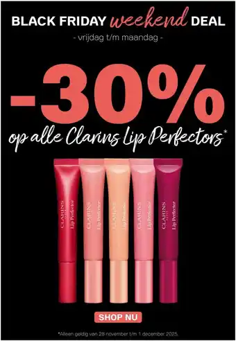 Pour Vous Op alle Clarins Lip Perfectors aanbieding