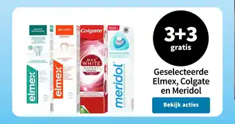 Plein.nl Geselecteerde Elmex, Colgate en Meridol aanbieding