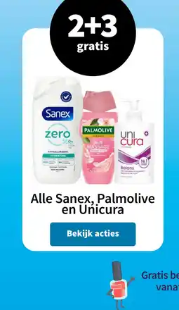 Plein.nl Alle Sanex, Palmolive en Unicura aanbieding