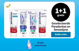 Plein.nl Geselecteerde Paradontax en Sensodyne aanbieding