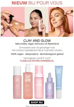 Pour Vous Clay and glow aanbieding
