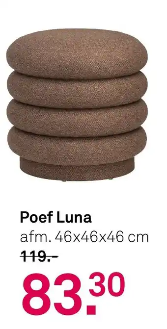 Karwei Poef Luna aanbieding