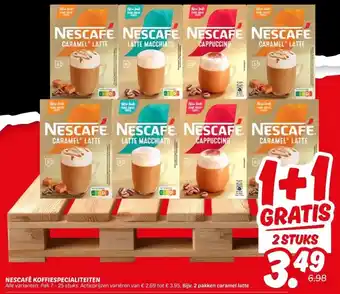 Dekamarkt NESCAFÉ KOFFIESPECIALITEITEN aanbieding