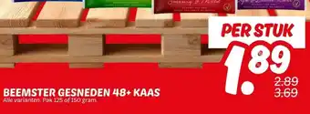 Dekamarkt BEEMSTER GESNEDEN 48+ KAAS aanbieding