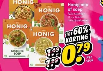 Hoogvliet Honig mix of soep aanbieding