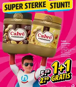 Hoogvliet Calvé pindakaas aanbieding