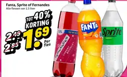Hoogvliet Fanta, Sprite of Fernandes aanbieding