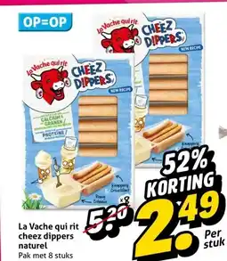Hoogvliet La Vache qui rit cheez dippers naturel aanbieding