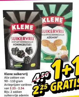 Hoogvliet Klene suikervrij aanbieding