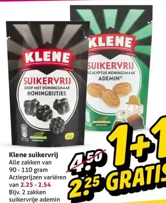 Hoogvliet Klene suikervrij aanbieding