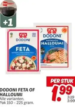 Dekamarkt DODONI FETA OF HALLOUMI aanbieding