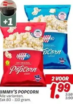 Dekamarkt JIMMY'S POPCORN aanbieding