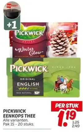 Dekamarkt PICKWICK EENKOPS THEE aanbieding