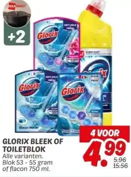 Dekamarkt GLORIX BLEEK OF TOILETBLOK aanbieding