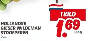 Dekamarkt HOLLANDSE GIESER WILDEMAN STOOFPEREN aanbieding
