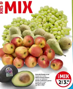 Hoogvliet Avocado Ready to eat , Witte druiven pitloos, Streek conference peren, Morgana appel aanbieding