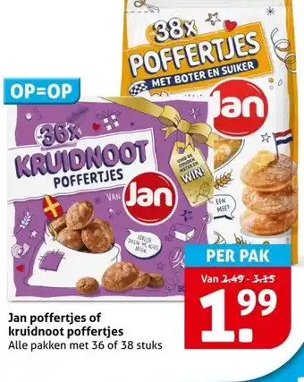 Hoogvliet Jan poffertjes of kruidnoot poffertjes aanbieding