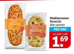 Hoogvliet Mediterraneo focaccia aanbieding