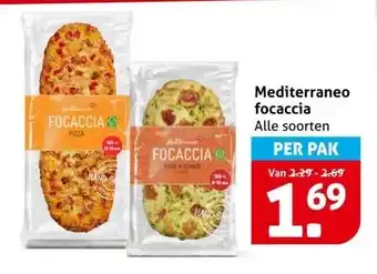 Hoogvliet Mediterraneo focaccia aanbieding