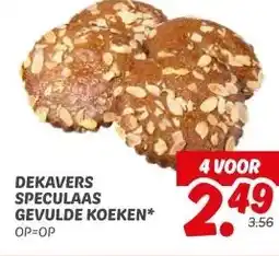 Dekamarkt DEKAVERS SPECULAAS GEVULDE KOEKEN* aanbieding