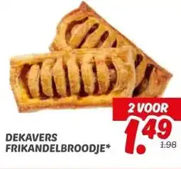 Dekamarkt DEKAVERS FRIKANDELBROODJE* aanbieding