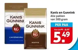 Hoogvliet Kanis en Gunnink aanbieding