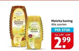 Hoogvliet Melvita honing aanbieding