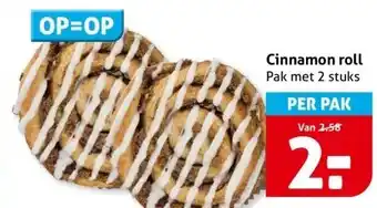 Hoogvliet Cinnamon roll aanbieding