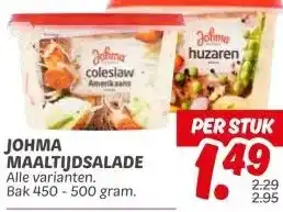 Dekamarkt JOHMA MAALTIJDSALADE aanbieding