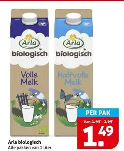 Hoogvliet Arla biologisch aanbieding