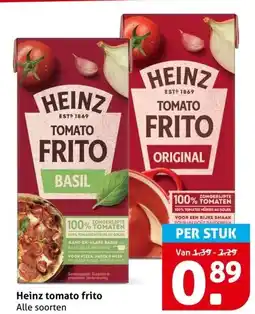 Hoogvliet Heinz tomato frito aanbieding