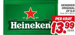 Dekamarkt HEINEKEN ORIGINAL OF 0.0 aanbieding