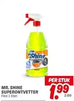 Dekamarkt MR. SHINE SUPERONTVETTER aanbieding