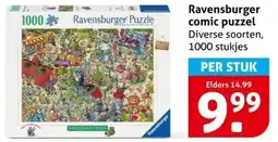 Hoogvliet Ravensburger comic puzzel aanbieding
