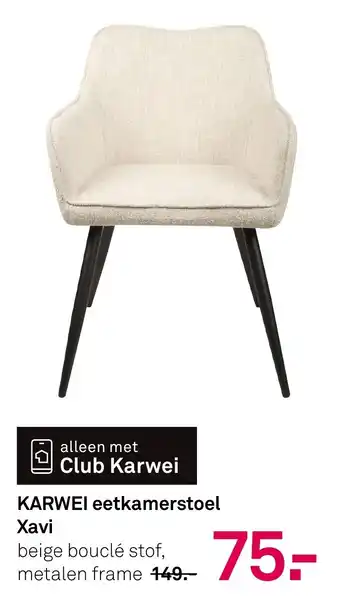 Karwei KARWEI eetkamerstoel Xavi aanbieding