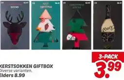Dekamarkt KERSTSOKKEN GIFTBOX aanbieding