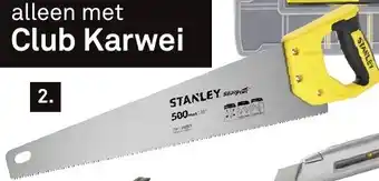 Karwei Stanley Sharp Cut universele handzaag aanbieding
