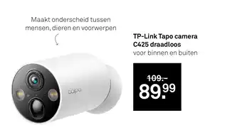 Karwei TP-Link Tapo camera C425 draadloos aanbieding