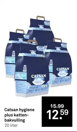 Karwei Catsan hygiene plus katten bakvulling 20 liter aanbieding