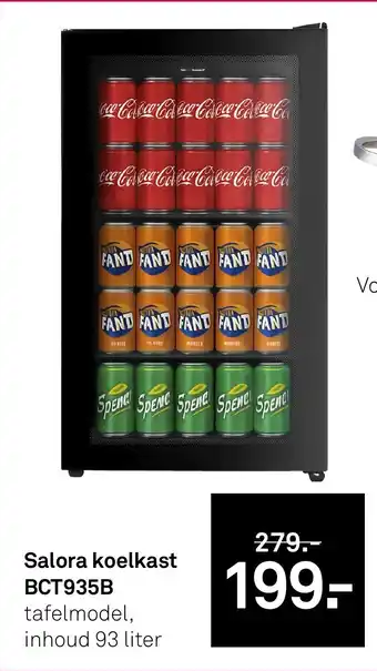 Karwei Salora koelkast BCT935B aanbieding