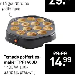 Karwei Tomado poffertjes maker TPP1400B aanbieding