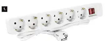 Karwei Handson stekkerdoos, 6-voudig¹ aanbieding