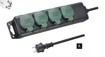 Karwei Handson stekkerdoos, 4-voudig¹ aanbieding