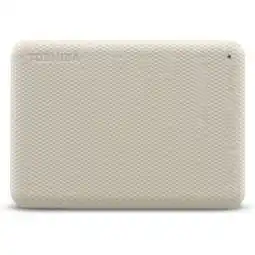 Alternate Toshiba Canvio Advance, 1 TB externe harde schijf Beige, HDTCA10EW3AA, USB 3.2 Gen 1 aanbieding
