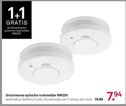 Karwei Smartwares optische rookmelder RM250 aanbieding