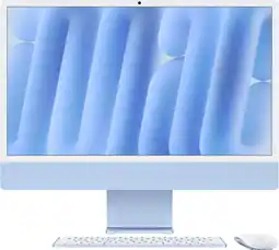 Coolblue Apple iMac 24 inch M4 (10 core CPU/10 core GPU) 16GB/512GB Blauw QWERTY aanbieding