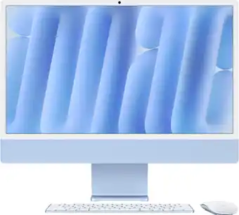 Coolblue Apple iMac 24 inch M4 (10 core CPU/10 core GPU) 16GB/512GB Blauw QWERTY aanbieding