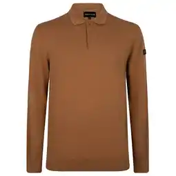 ANWB Presly & Sun Heren Brad Knitted Polo Bruin aanbieding
