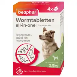 De Online Drogist Beaphar Wormtabletten all-in-one Honden vanaf 2.5KG aanbieding
