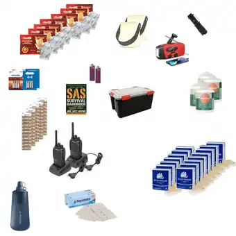 ANWB SOS Central 2-persoons Blackout Pack voor 7 dagen Zwart aanbieding